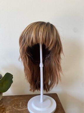 GORGEOUS Custom Human Hair Wig with Blonde and Pink Highlights